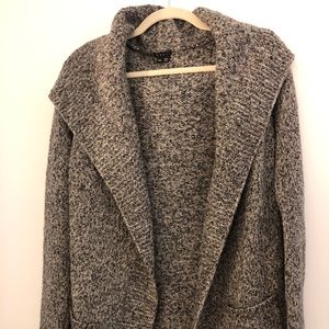 Theory Oversized Cardigan with Hood